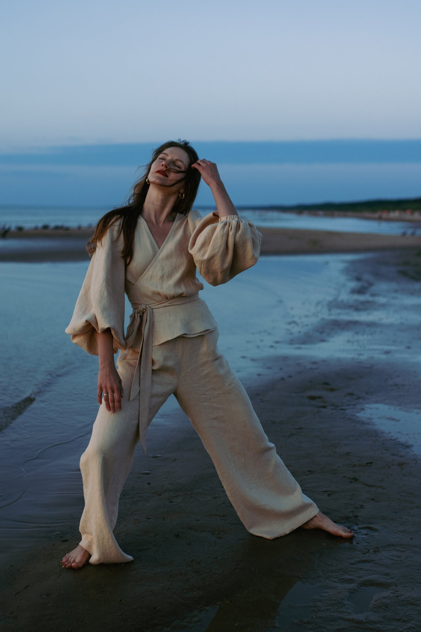 birds of milla linen clothing - linen set