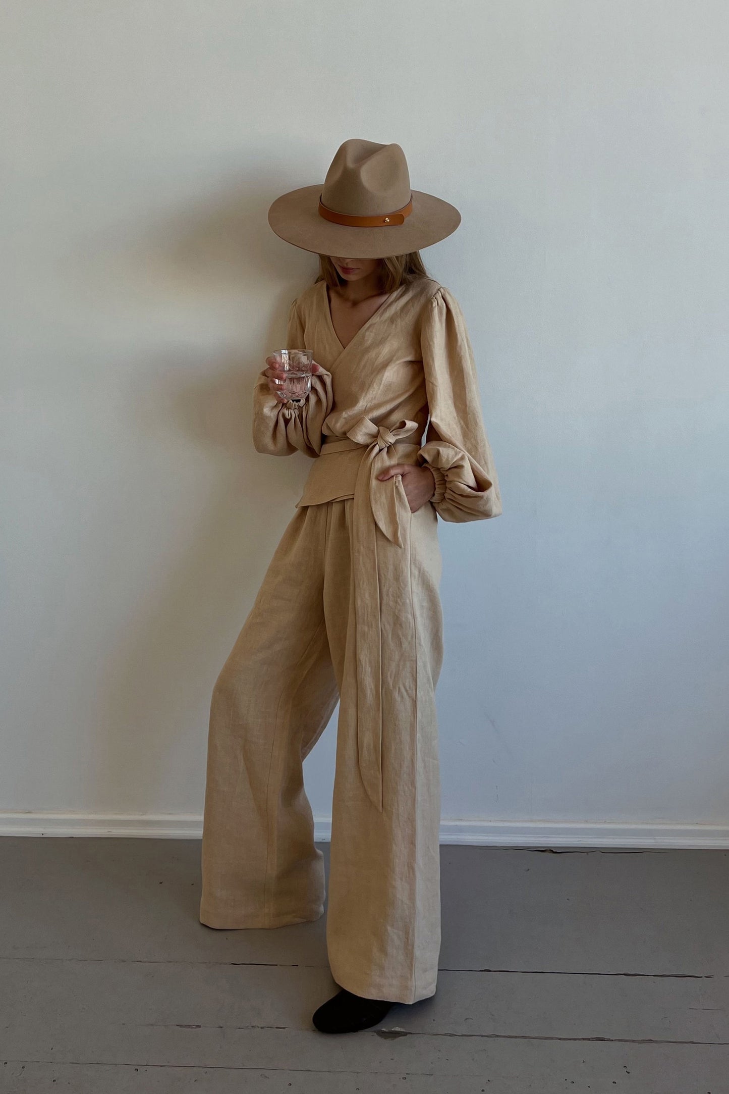 birds of milla linen clothing - linen set