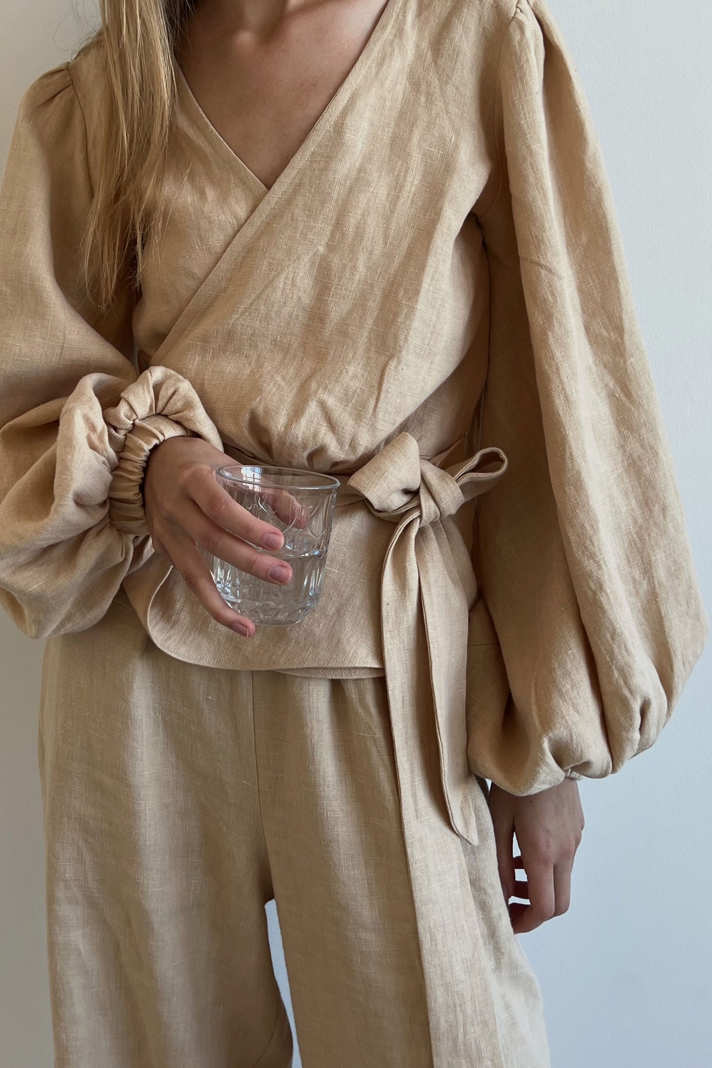birds of milla linen clothing - linen set